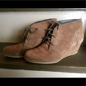Franco Sarto Suede Booties